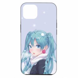 Чохол для iPhone 14 Anime girl with blue hair - PrintSalon