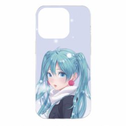 Чохол для iPhone 14 Pro Anime girl with blue hair - PrintSalon
