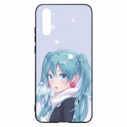 Чохол для Huawei P20 Anime girl with blue hair - PrintSalon
