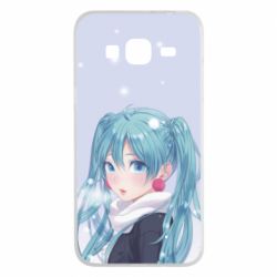 Чохол для Samsung J3 2016 Anime girl with blue hair - PrintSalon