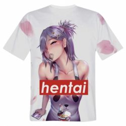 Чоловіча футболка 3D Anime hentai