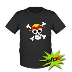 Дитяча футболка Anime logo One Piece skull pirate