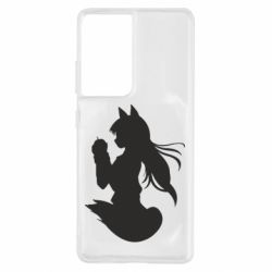 Чохол для Samsung S21 Ultra Anime Spice and Wolf - PrintSalon