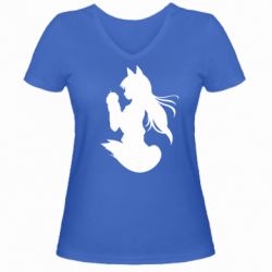 Жіноча футболка з V-подібним вирізом Anime Spice and Wolf - PrintSalon
