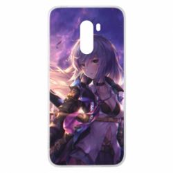 Чохол для Xiaomi Pocophone F1 Anime warrior-girl - PrintSalon