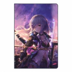 Блокнот з принтом Anime warrior-girl - PrintSalon