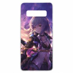 Чохол для Samsung S10+ Anime warrior-girl - PrintSalon