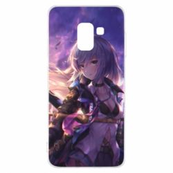 Чохол для Samsung A8 2018 Anime warrior-girl - PrintSalon