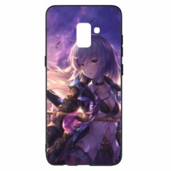 Чохол для Samsung A8+ 2018 Anime warrior-girl - PrintSalon