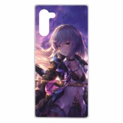 Чохол для Samsung Note 10 Anime warrior-girl - PrintSalon