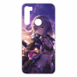 Чохол для Xiaomi Redmi Note 8 Anime warrior-girl - PrintSalon