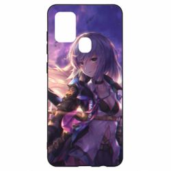 Чохол для Samsung A21s Anime warrior-girl - PrintSalon