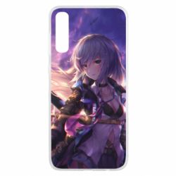 Чохол для Samsung A50 Anime warrior-girl - PrintSalon