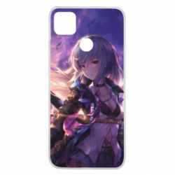 Чохол для Xiaomi Redmi 9c Anime warrior-girl - PrintSalon