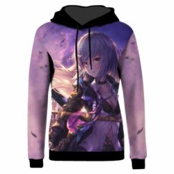 Жіноче 3D худі Anime warrior-girl