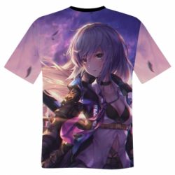 Чоловіча футболка 3D Anime warrior-girl - PrintSalon