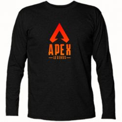 Футболка с длинным рукавом Apex legends gradient logo - PrintSalon