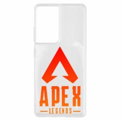 Чехол для Samsung S21 Ultra Apex legends gradient logo - PrintSalon