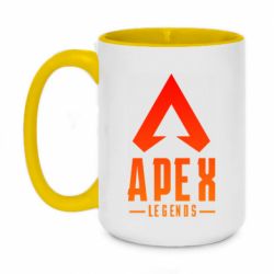 Чашка двухцветная 420ml Apex legends gradient logo - PrintSalon