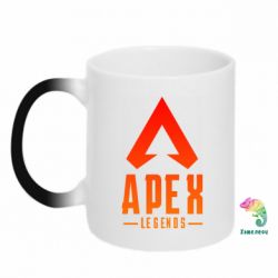 Чашка-хамелеон Apex legends gradient logo