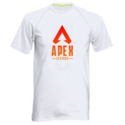 Мужская футболка для спорта Apex legends gradient logo - PrintSalon