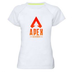 Женская футболка для спорта Apex legends gradient logo - PrintSalon