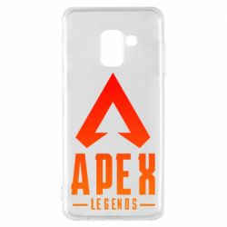 Чехол для Samsung A8 2018 Apex legends gradient logo - PrintSalon