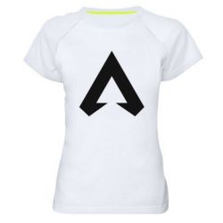 Женская футболка для спорта Apex legends logotype - PrintSalon