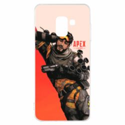 Чехол для Samsung A8 2018 Apex Legends: Mirage - PrintSalon