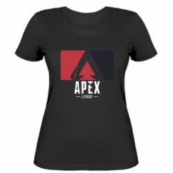 Женская футболка Apex red-black - PrintSalon