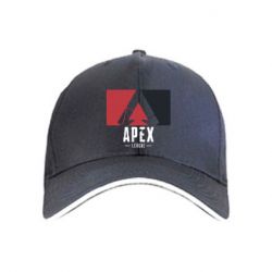 Кепка Apex red-black - PrintSalon