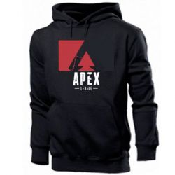 Мужское худи Apex red-black - PrintSalon