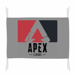 Флаг Apex red-black - PrintSalon