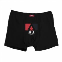 Трусы-боксеры Apex red-black - PrintSalon