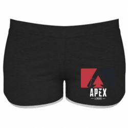 Женские шорты Apex red-black - PrintSalon