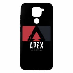 Чехол для Xiaomi Redmi Note 9/Redmi 10X Apex red-black - PrintSalon