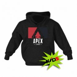 Детское худи Apex red-black - PrintSalon