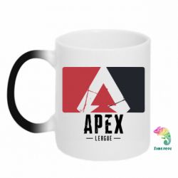 Чашка-хамелеон Apex red-black - PrintSalon