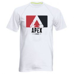 Мужская футболка для спорта Apex red-black - PrintSalon
