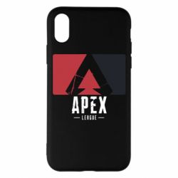 Чехол для iPhone X/Xs Apex red-black - PrintSalon
