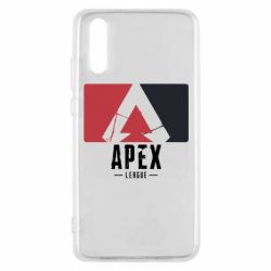 Чехол для Huawei P20 Apex red-black - PrintSalon