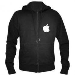 Мужское худи на молнии Apple Corp. - PrintSalon