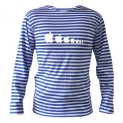 Тельняшка с длинным рукавом Apple Evolution - PrintSalon