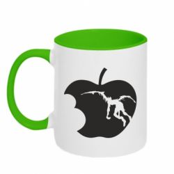 Чашка двухцветная 320ml Apple Ryuk - PrintSalon