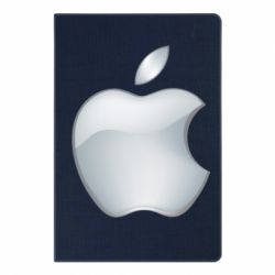 Блокнот с принто Apple Silver - PrintSalon