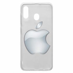 Чехол для Samsung A30 Apple Silver - PrintSalon