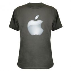 Камуфляжная футболка Apple Silver - PrintSalon