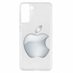 Чехол для Samsung S21+ Apple Silver - PrintSalon