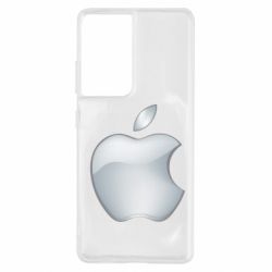 Чехол для Samsung S21 Ultra Apple Silver - PrintSalon