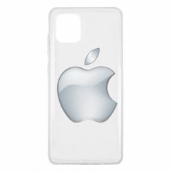 Чехол для Samsung Note 10 Lite Apple Silver - PrintSalon